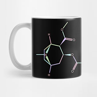 Cocaine Kawaii Pastel Rainbow Molecule Mug